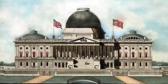 United States Capitol historical illustration