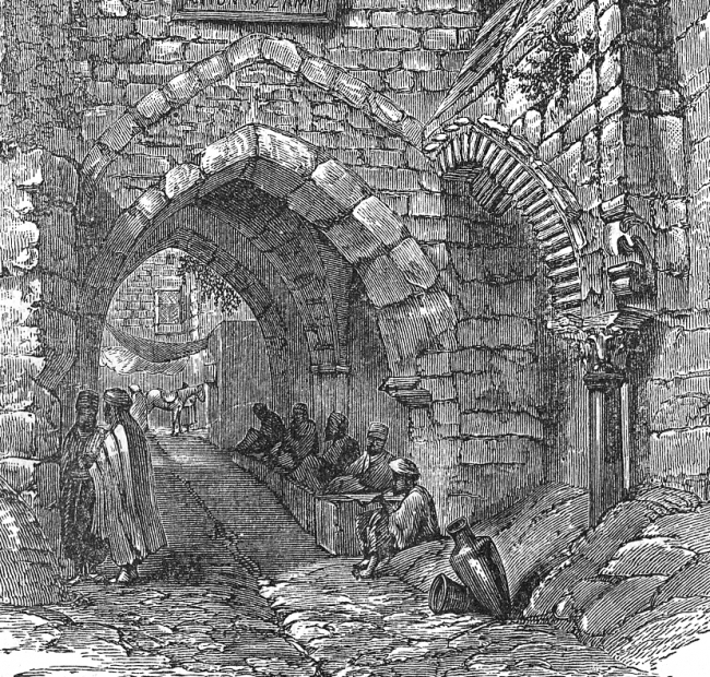 West Door Church of the Holy Sepulchre Illustration