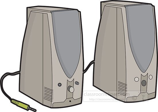 portable speakers clipart