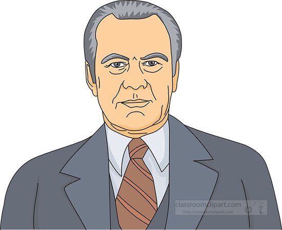 president gerald ford clipart