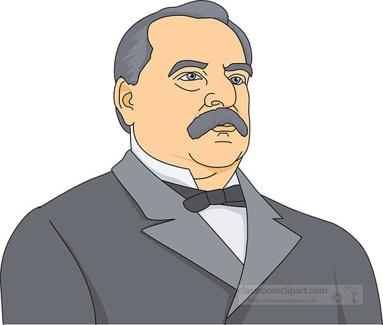 president grover cleveland clipart