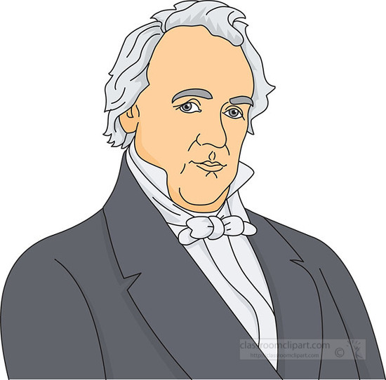 president james buchanan clipart