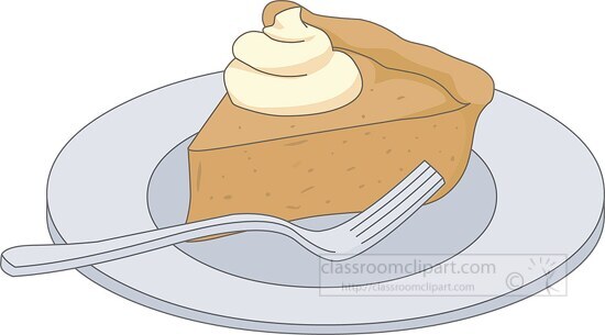 pumpkin pie with topping