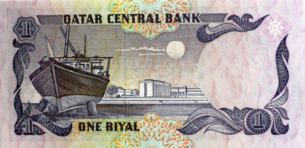qatar banknote 219