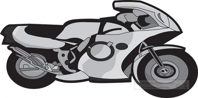 racing motorcycle 1108 gray