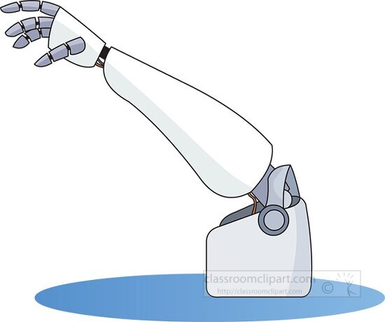 robotic arm technology clipart