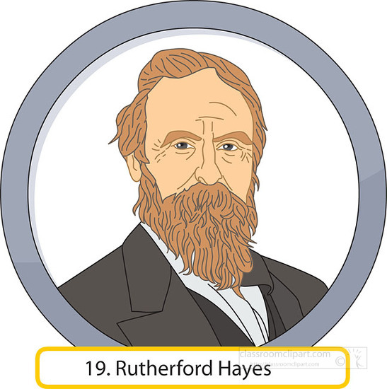 Rutherford Hayes President Clipart