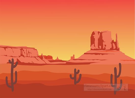 Sandstone Rock Formation Sentinel Mesa Monument Valley Mesa Ariz