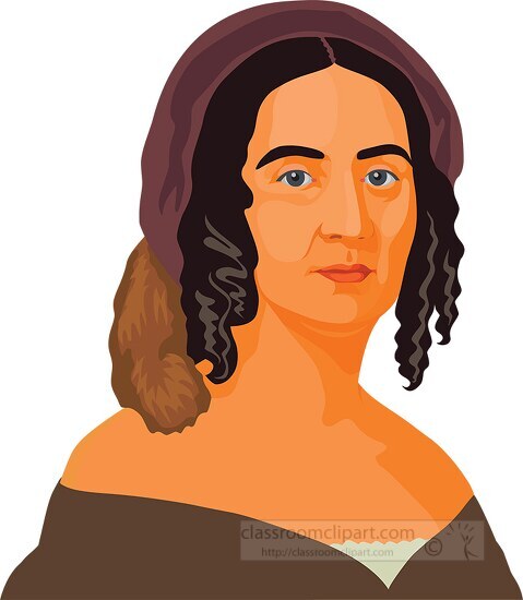 sarah childress polk first lady of the united states clipart