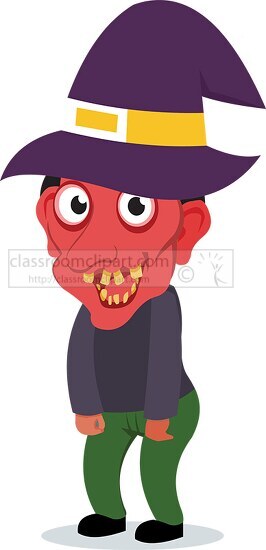 scarry looking halloween character clipart