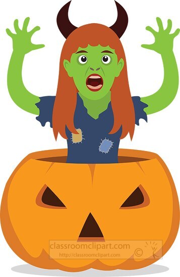 Witch PNG Creepy Horror Halloween Clipart