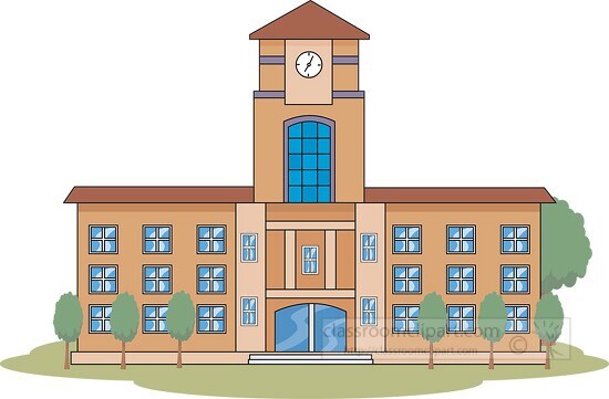 college building clipart