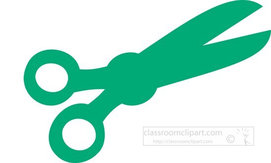 school scissors silhouette clipart