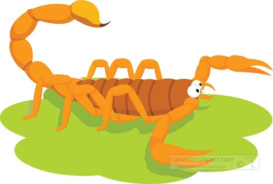 cute scorpion clipart