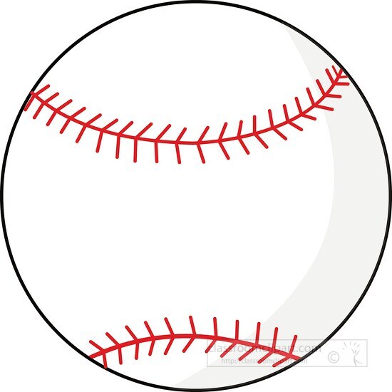 baseball ball clipart