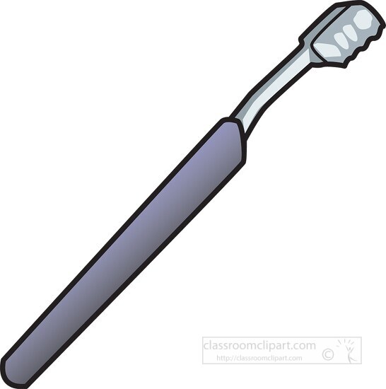 single toothbrush clipart