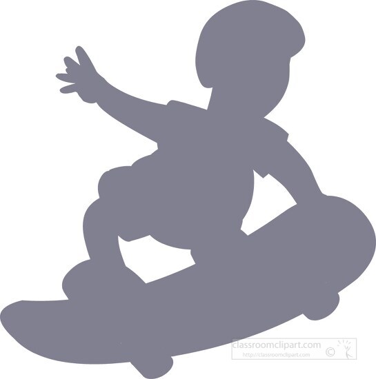 skateboarding cartoon clipart