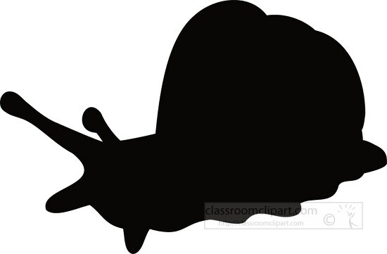 Snail Silhouette Clipart