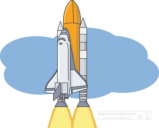 Space Shuttle Clipart