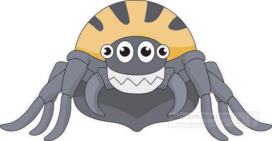 spider cartoon clipart