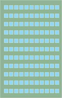 square pattern blue green