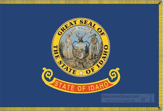State of Idaho flag flag