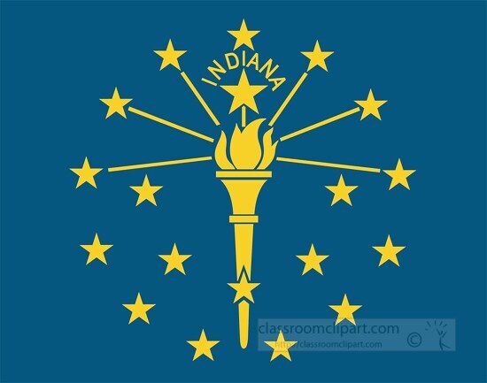 State of Indiana flag