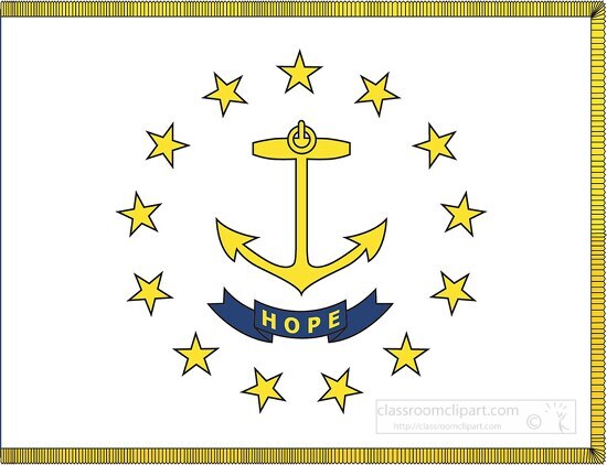 State of Rhode Island flag