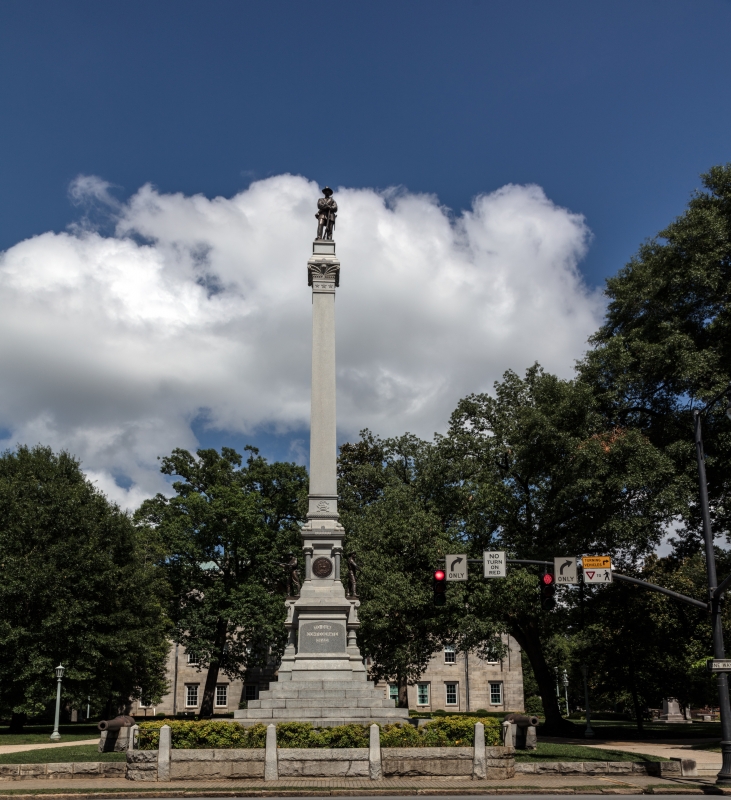 Confederate Monument On The State Capitol Grounds In Raleigh Nor ...