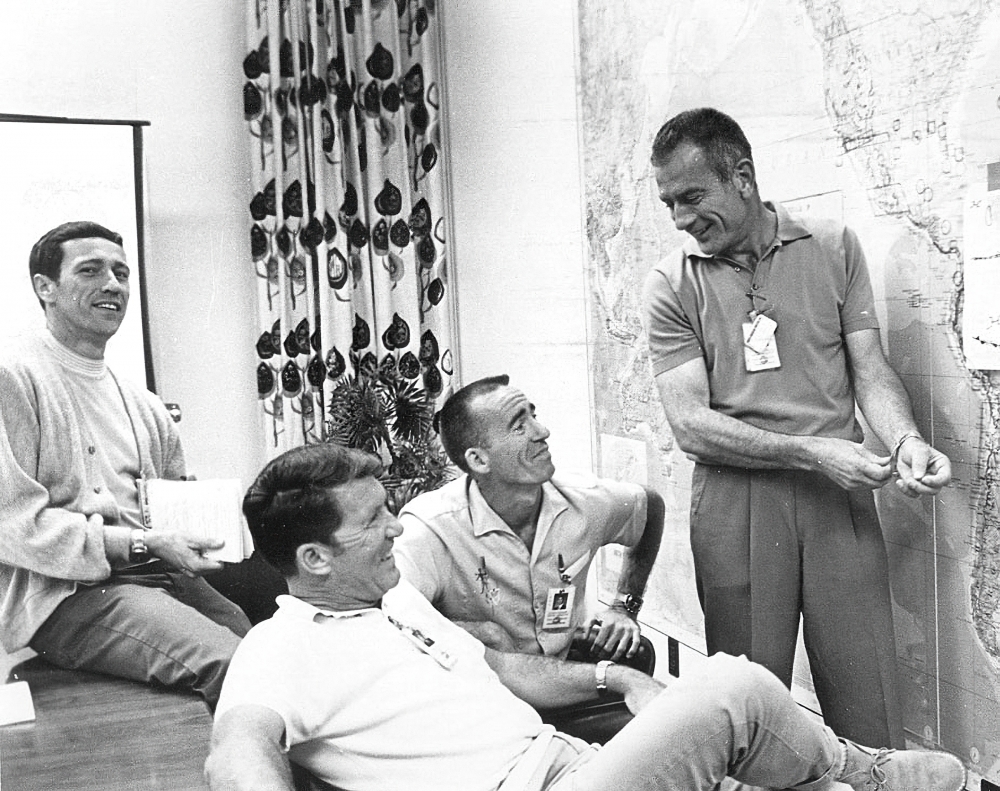 Donald Slayton, Director, Flight Crew Operations Classroom Clip Art