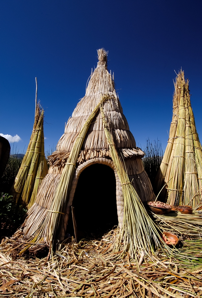 traditional reed huts lake titicaca photo 0073a - Classroom Clipart