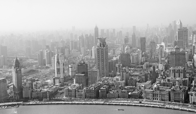 View Of Shanghai From The Oriental Pearl Tower - Classroom Clipart