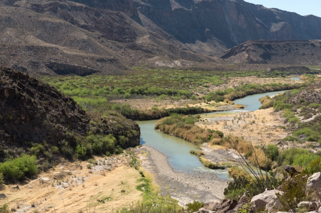 View of the Rio Grande River - Classroom Clip Art