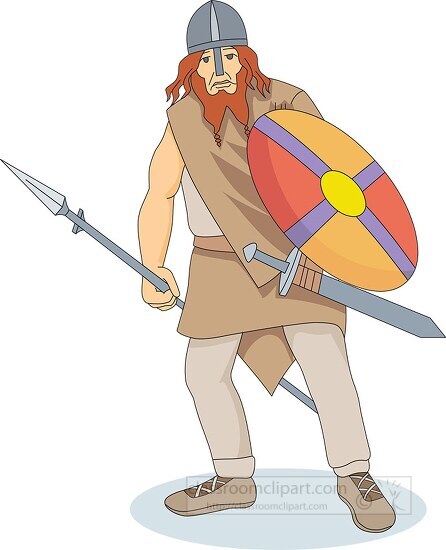 Vikings Clipart - Adobe Illustrator Artwork