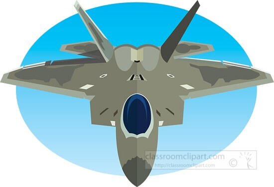 aircraft F 22 Raptor clipart - Classroom Clip Art