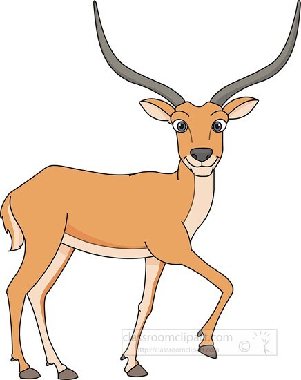 Free Antelope 910 Classroom Clipart