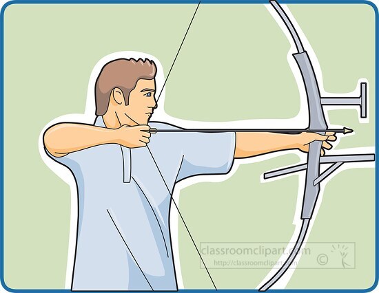 Archery_03 - Classroom Clipart