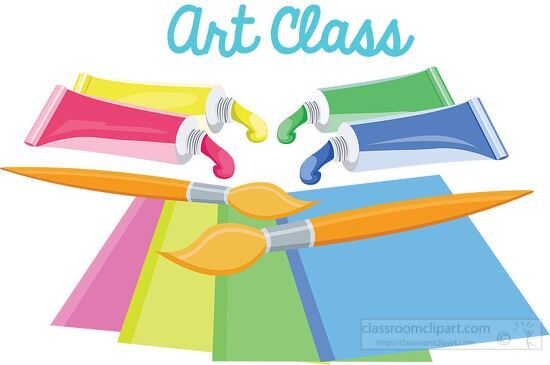 Art Class Clipart Classroom Clip Art 6166