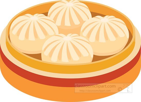 baozi chinese food clipart Classroom Clip Art