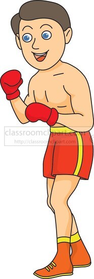 boxer boxing 01 - Classroom Clipart