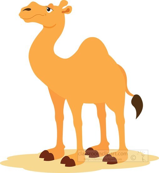 camel in the desert clipart - Classroom Clip Art