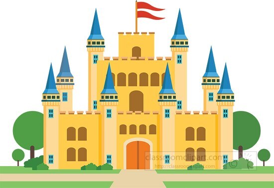 castle style fortress clipart - Classroom Clip Art