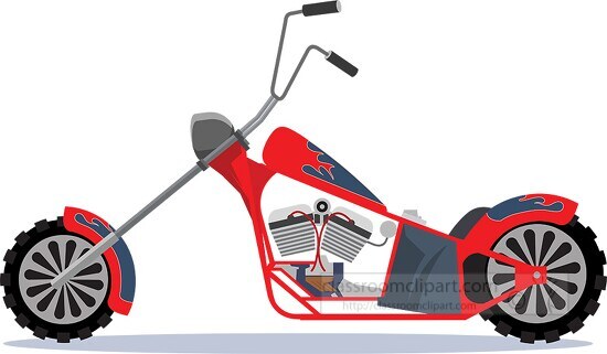 chopper motorcycle clipart - Classroom Clip Art