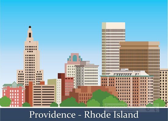 Rhode Island State Clipart-city providence rhode island clipart