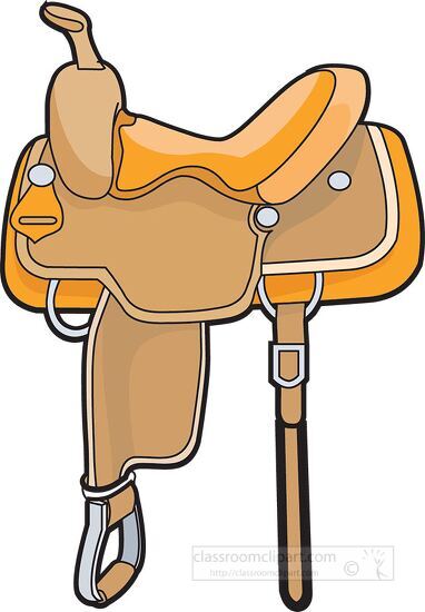 cowboy saddle clipart - Classroom Clip Art