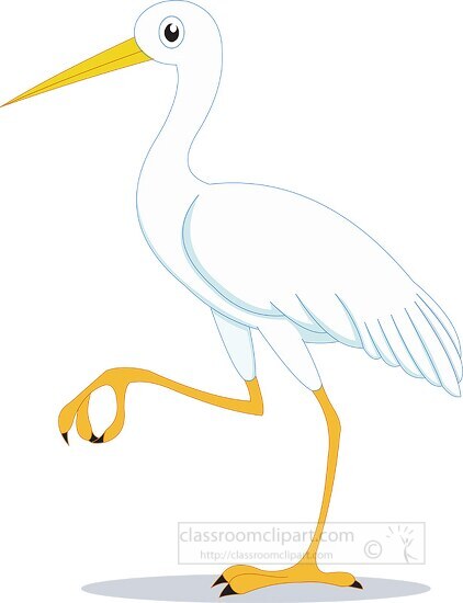 crane bird clipart - Classroom Clip Art