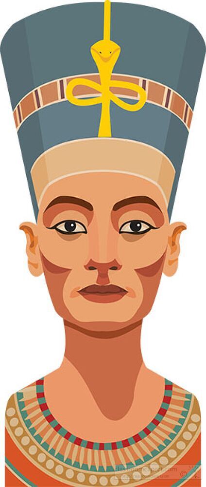 egyptian queen nefertiti clipart - Classroom Clip Art