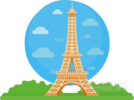 Eiffel Tower Paris France Clipart Classroom Clipart