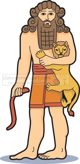 gilgamesh mesopotamia clipart - Classroom Clip Art