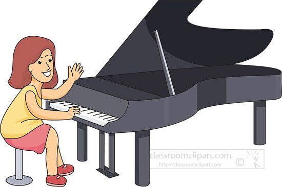 Girl Playing Piano Classroom Clipart girl-playing-piano-classroom-clipart